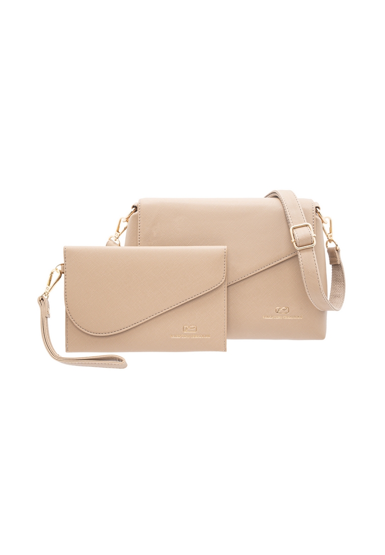 Valentino Creations Gemma Crossbody Sling Bag & Clutch 2in1 Bag Set
