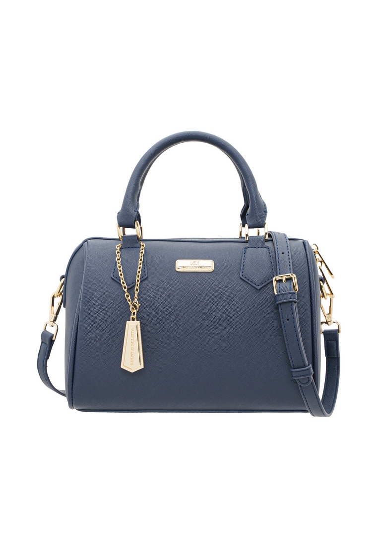 Valentino Creations Top-Handle Leather Bag With Detachable Long Strap