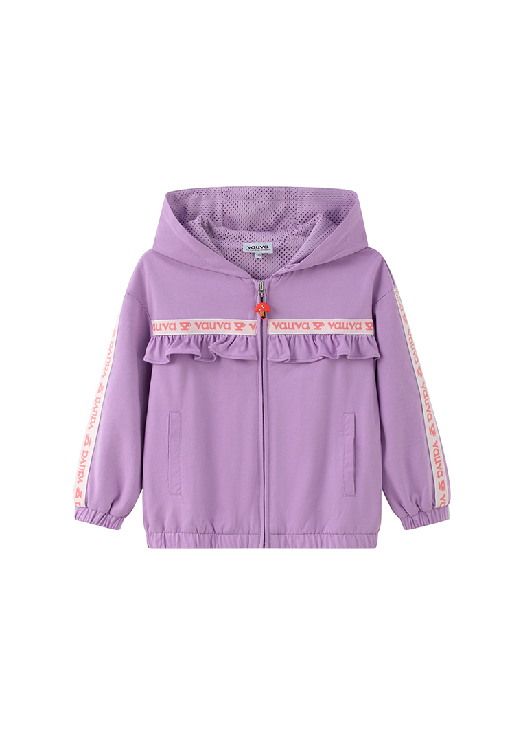 Vauva SS24 - 女童長袖風衣 (紫色)