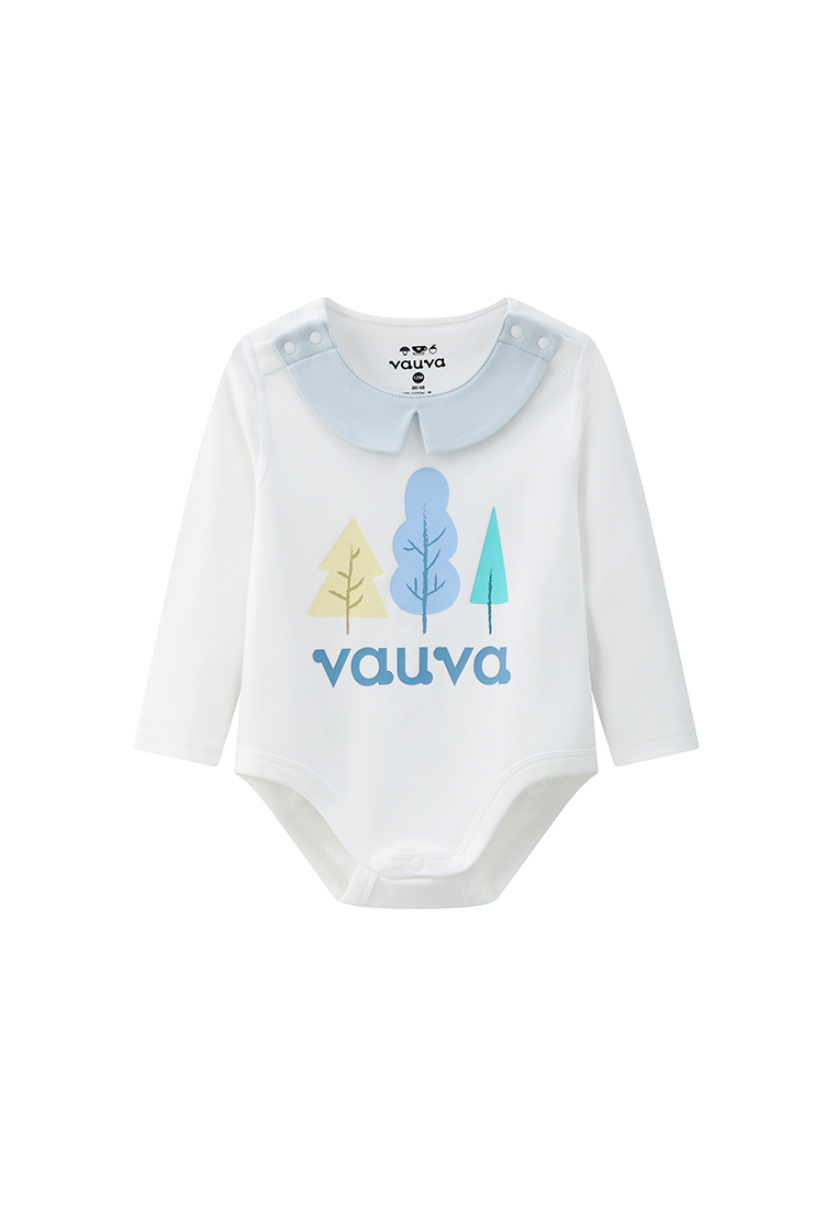 Vauva BBNS - 嬰兒吸濕排汗圓領包屁衣 2件裝