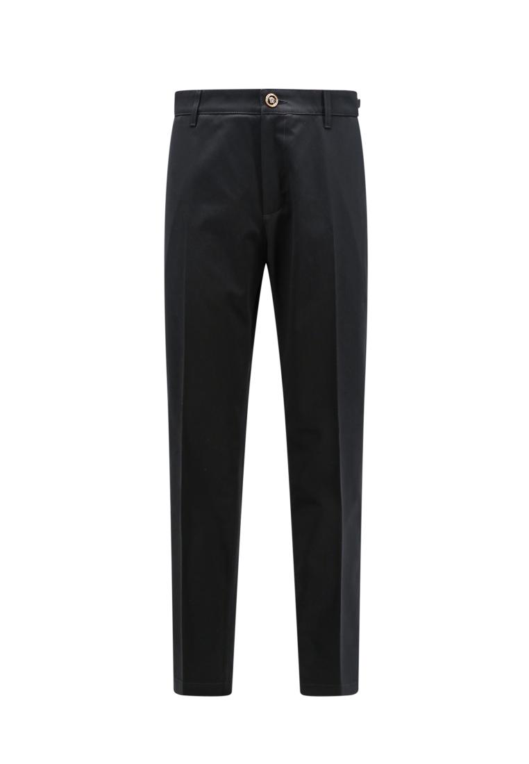 Versace Informal cotton trouser - VERSACE - Black