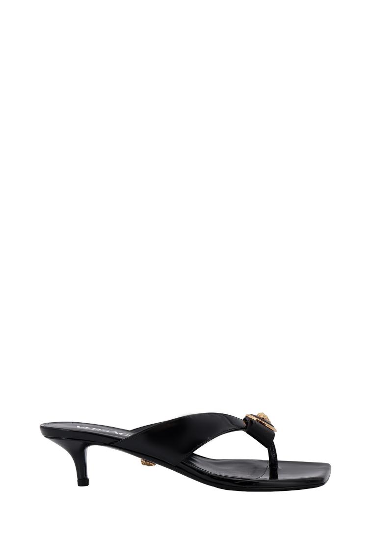 Versace Patent leather sandals - VERSACE - Black