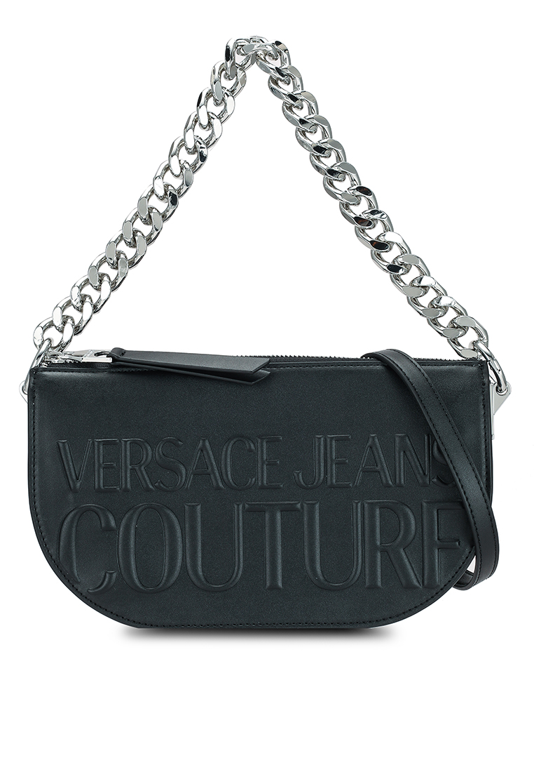 versace jeans couture 機構標誌壓花單肩包（nt）