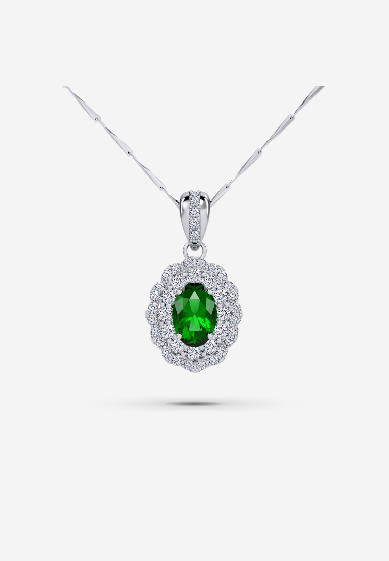 Vinstella Jewellery Vinstella Mariella Forest Emerald Pendant