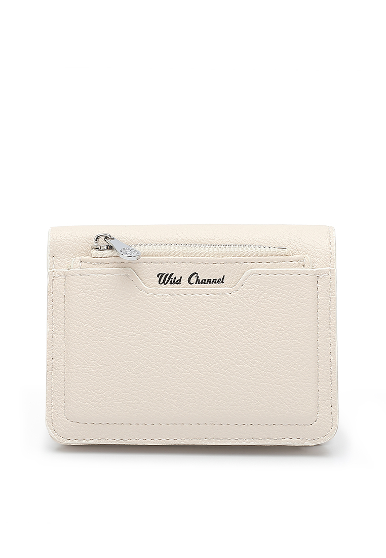 Wild Channel 2 In 1 Long Purser with Coin Purse - White