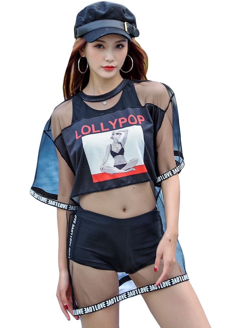 YG Fitness (3PCS)時尚運動款泳衣套裝