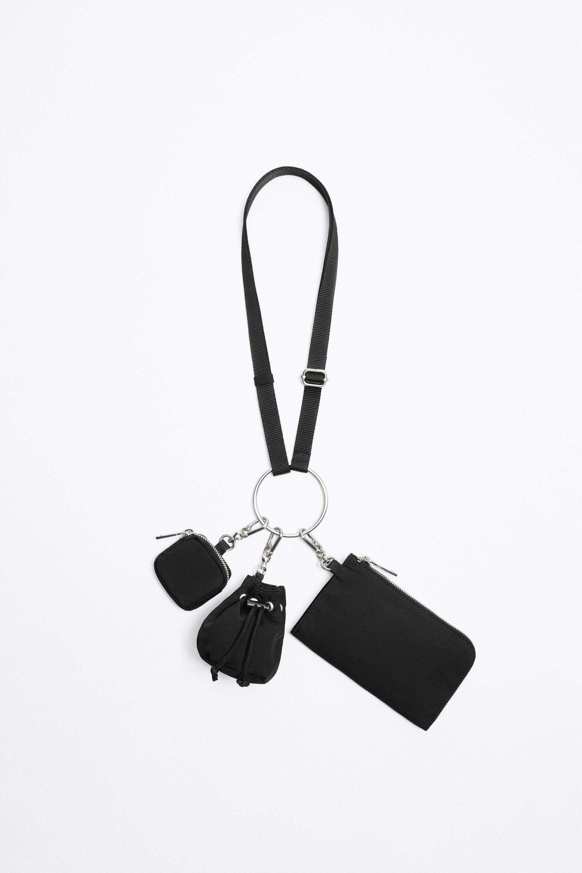 ZARA Nylon Multi-Pocket Bag
